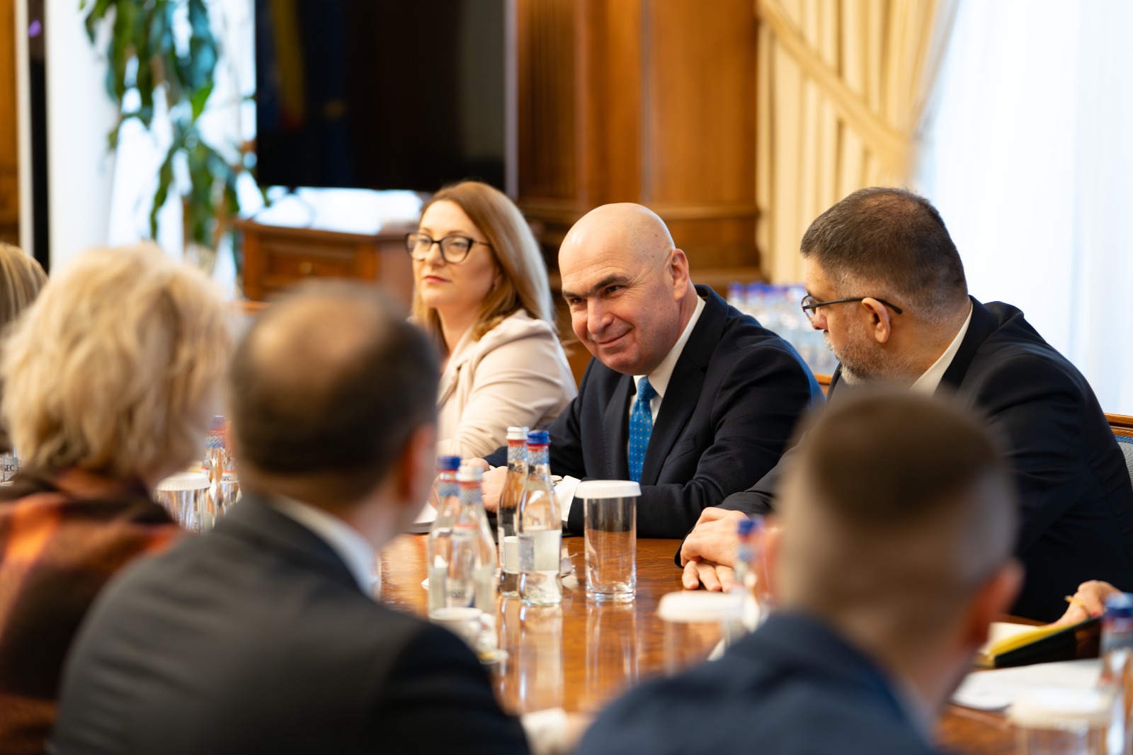 Întrevederea președintelui Senatului, Ilie Bolojan, cu vicepreședinta executivă a Comisiei Europene, Roxana Mînzatu
